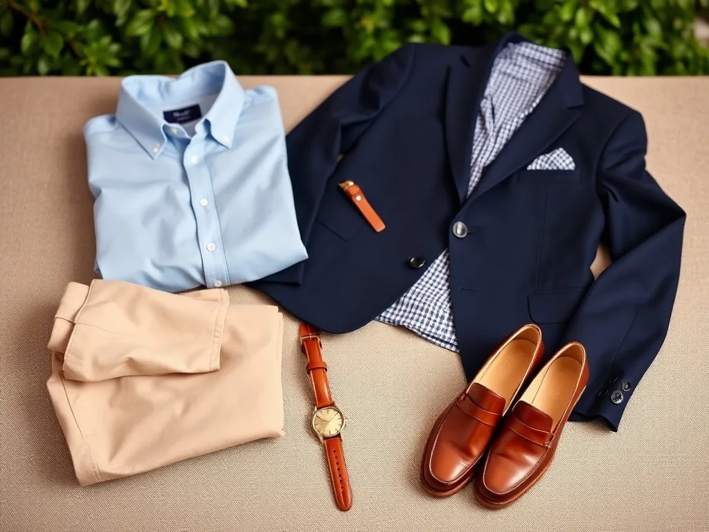 Jak się ubrać na wesele: mężczyzna na sportowo w eleganckim stylu